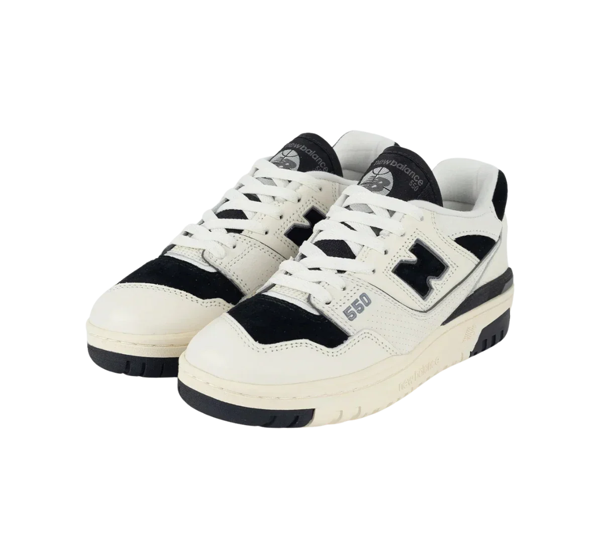 Tênis New Balance 550 'Sea Salt Black' Preto / Branco - BB550LEG