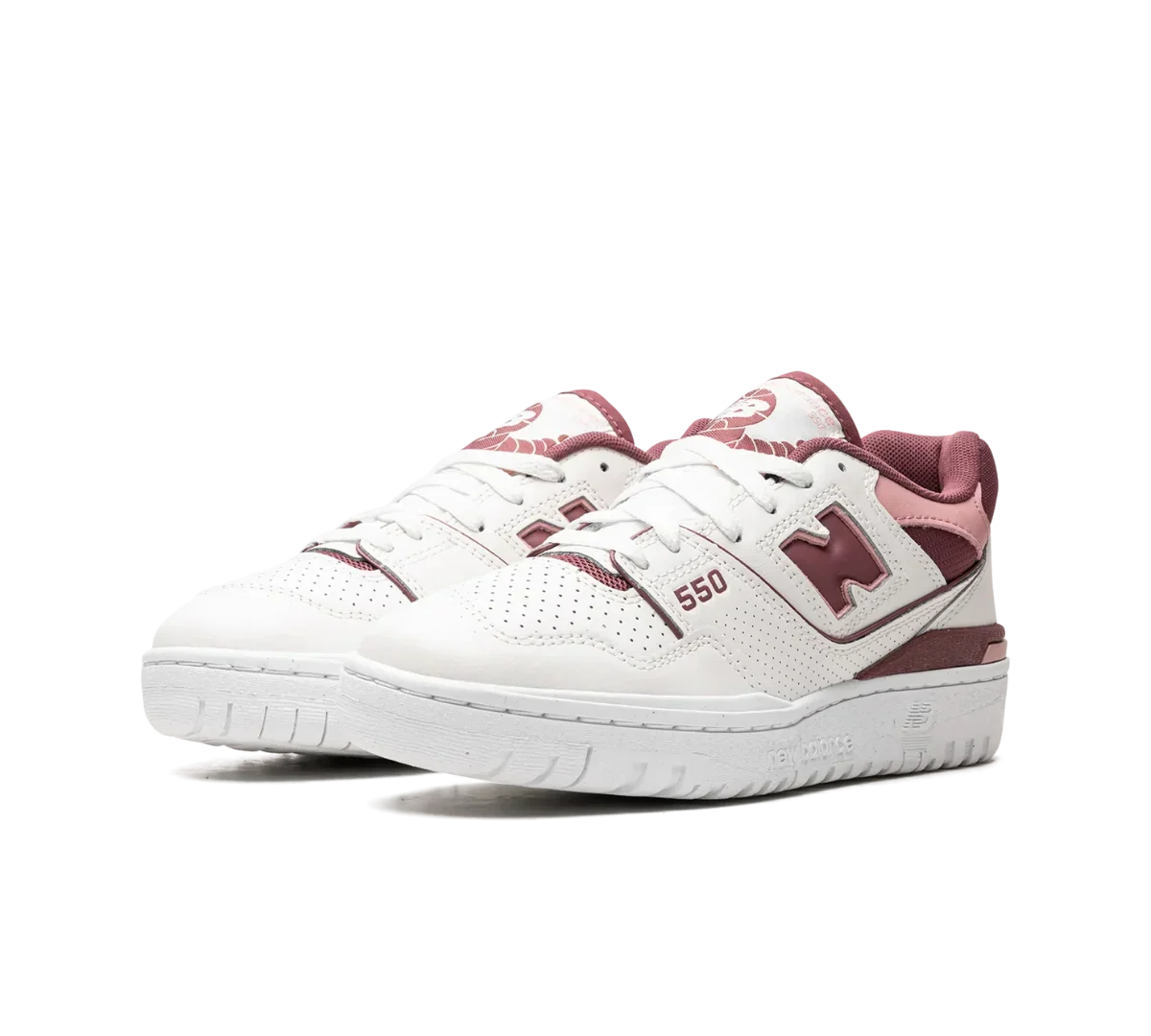 Tênis New Balance 550 'Washed Burgundy' Bordô - BBW550DP