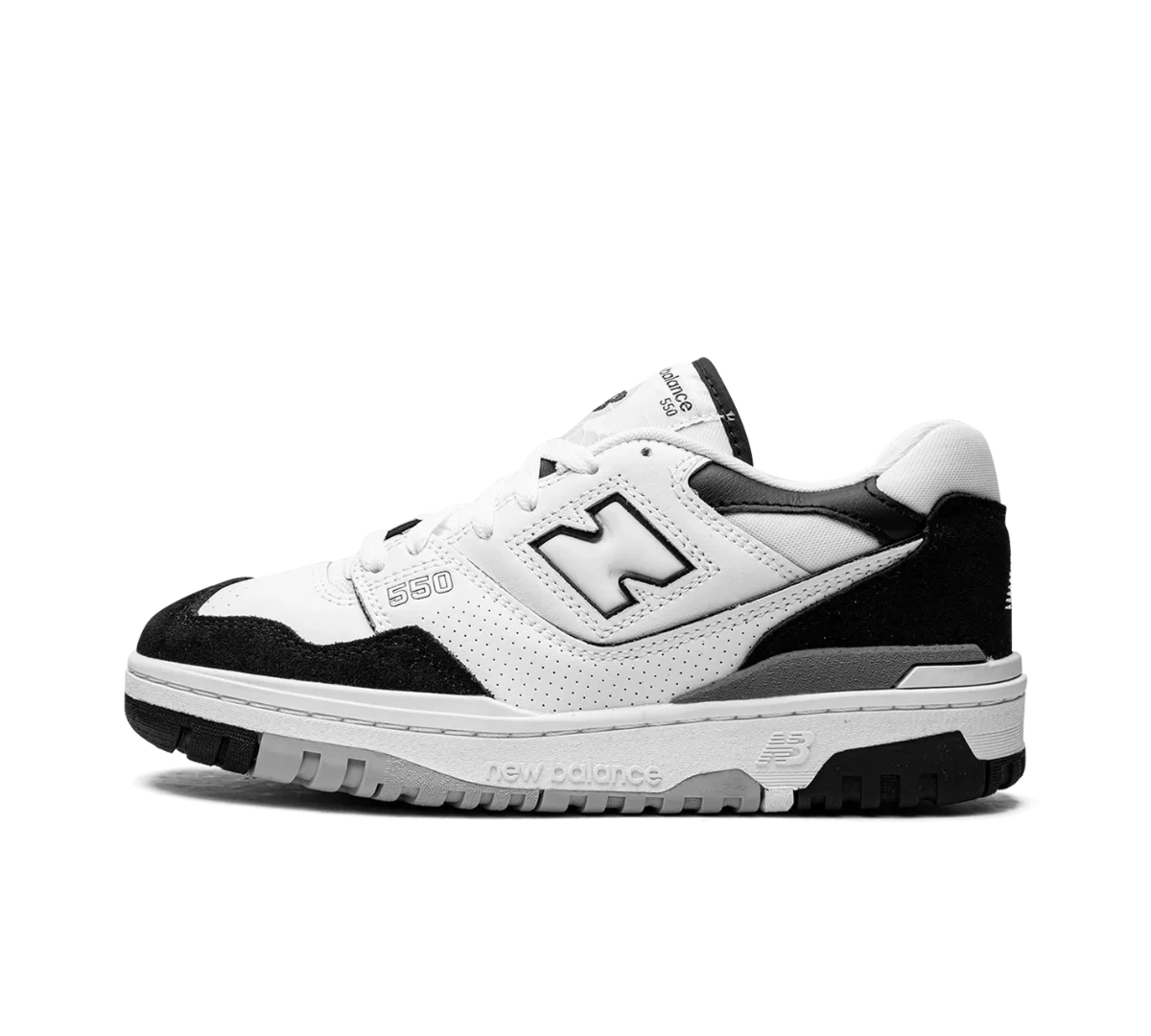 Tênis New Balance 550 'White Black Rain Cloud' Branco / Preto - BB550NCA