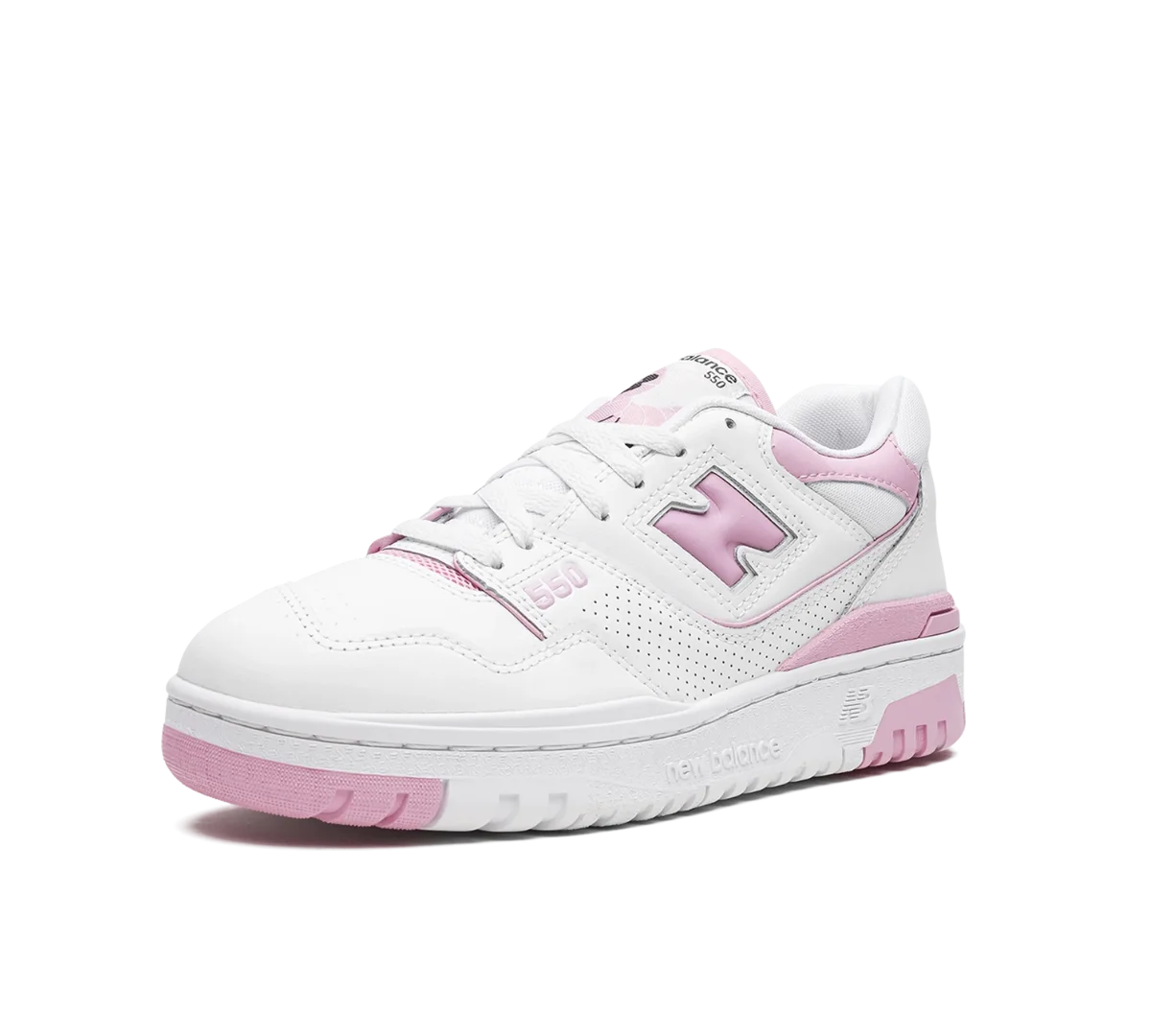 Tênis New Balance 550 'White Bubblegum Pink' Branco / Rosa - BBW550BD