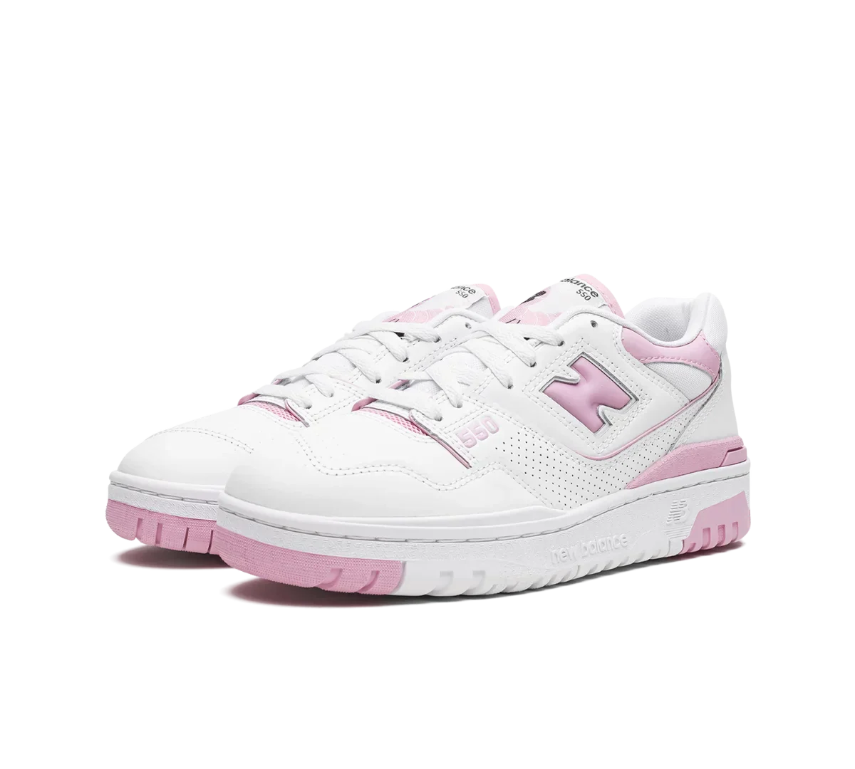 Tênis New Balance 550 'White Bubblegum Pink' Branco / Rosa - BBW550BD
