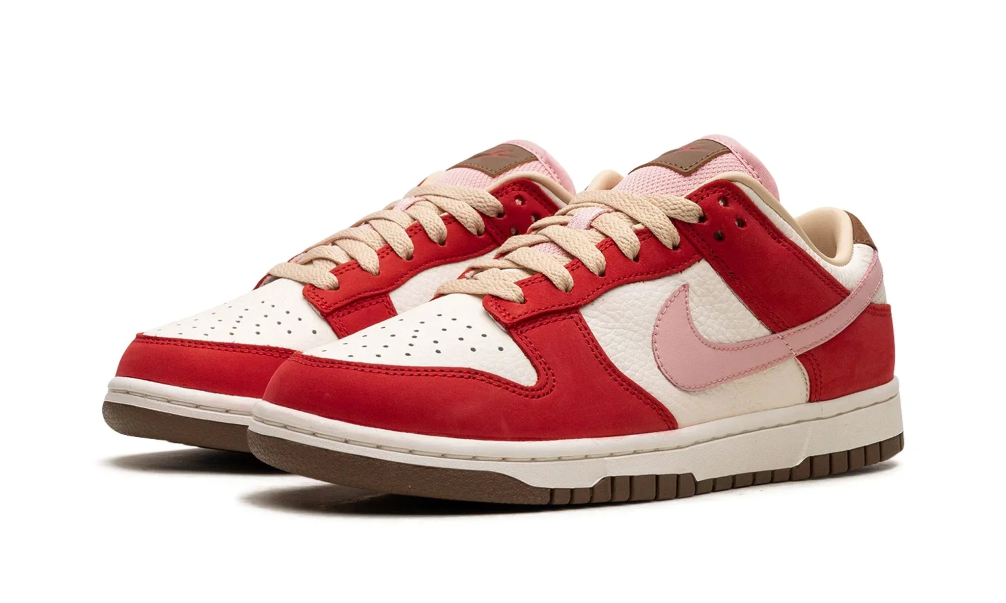 Tênis Nike Dunk Low Feminino "Bacon" Vermelho / Rosa - FB7910-600