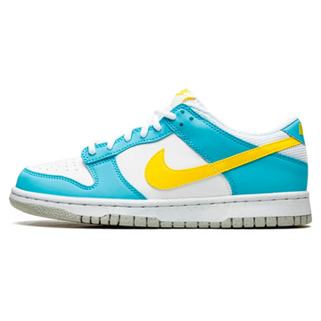 Tênis Nike Dunk Low Feminino "Homer Simpson" Azul / Amarelo - DX3382-400