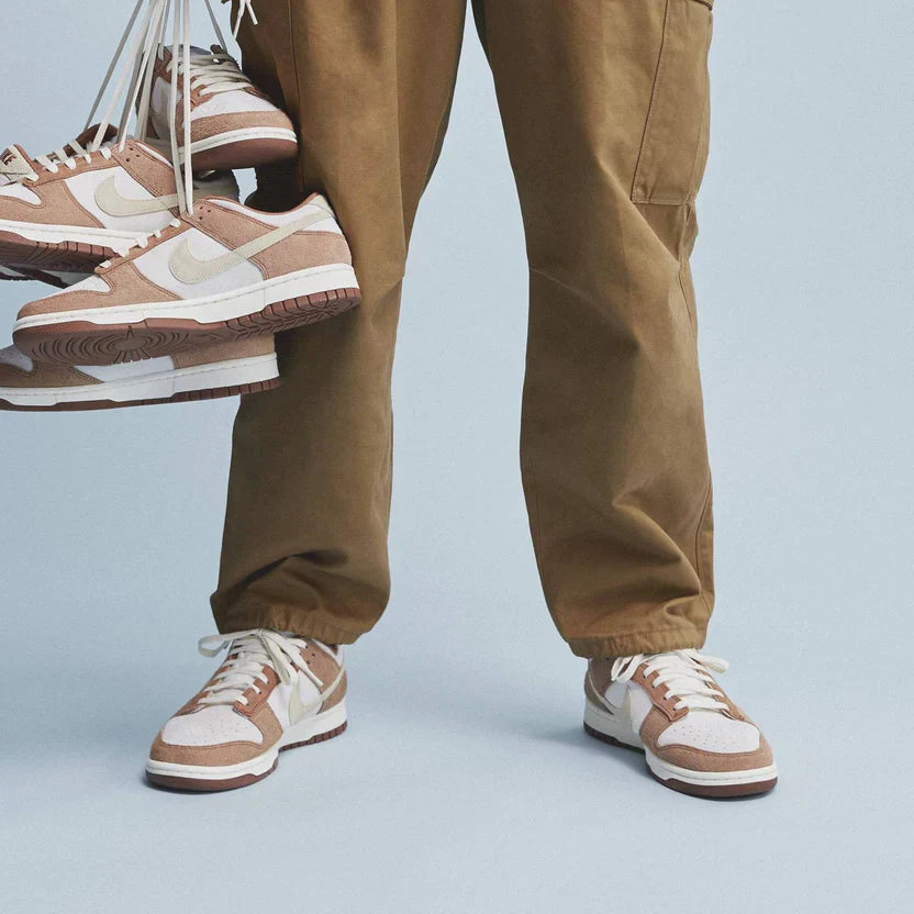 Tênis Nike Dunk Low Masculino "Medium Curry" Marrom - DD1390-100