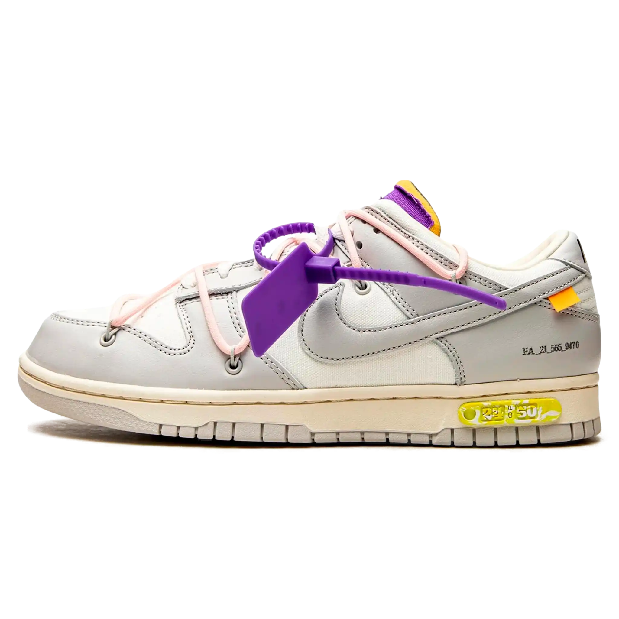 Tênis Nike Dunk Low x Off-White "Lot 24" - DM1602-119