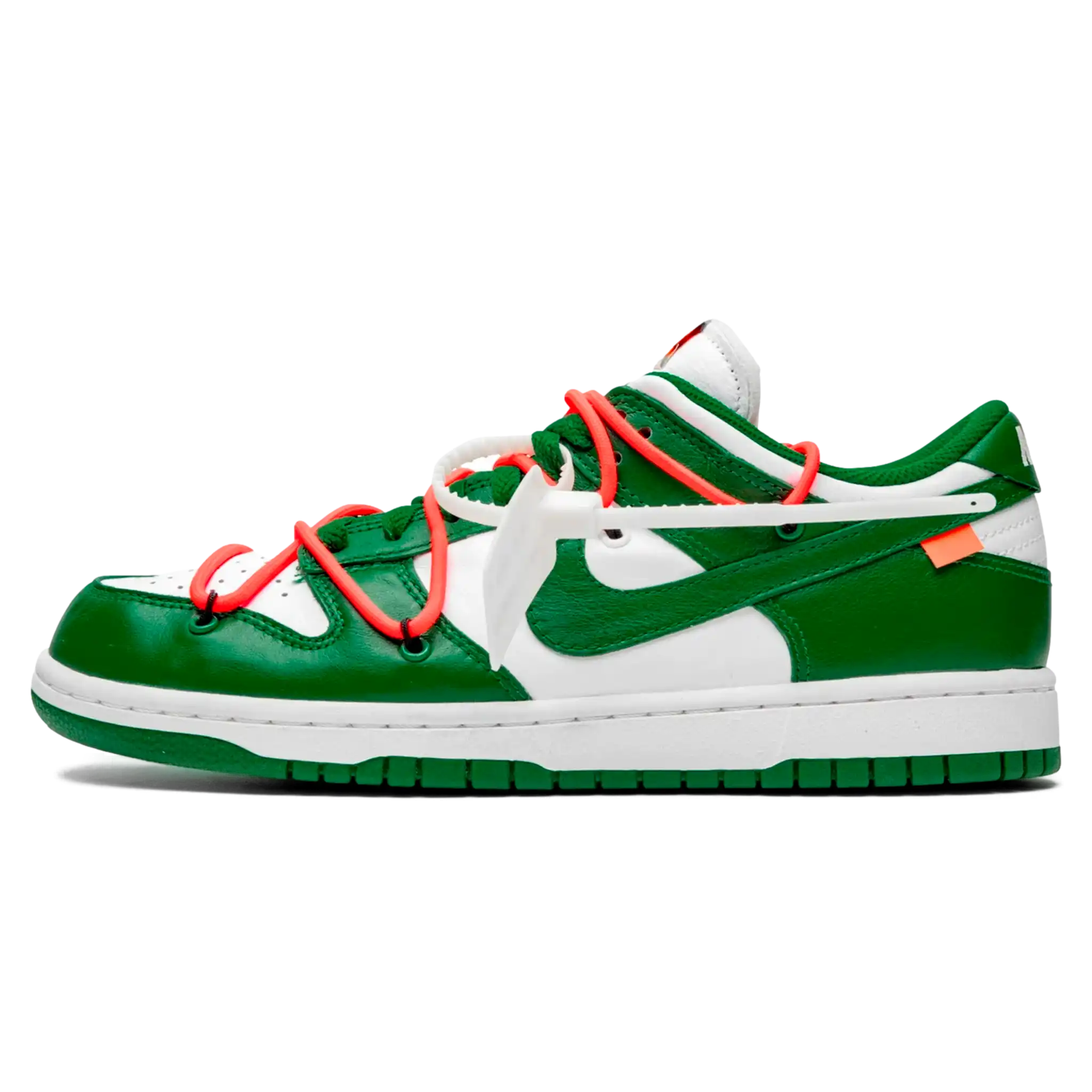 Tênis Nike Dunk Low x Off-White "Pine Green" Verde - CT0856-100