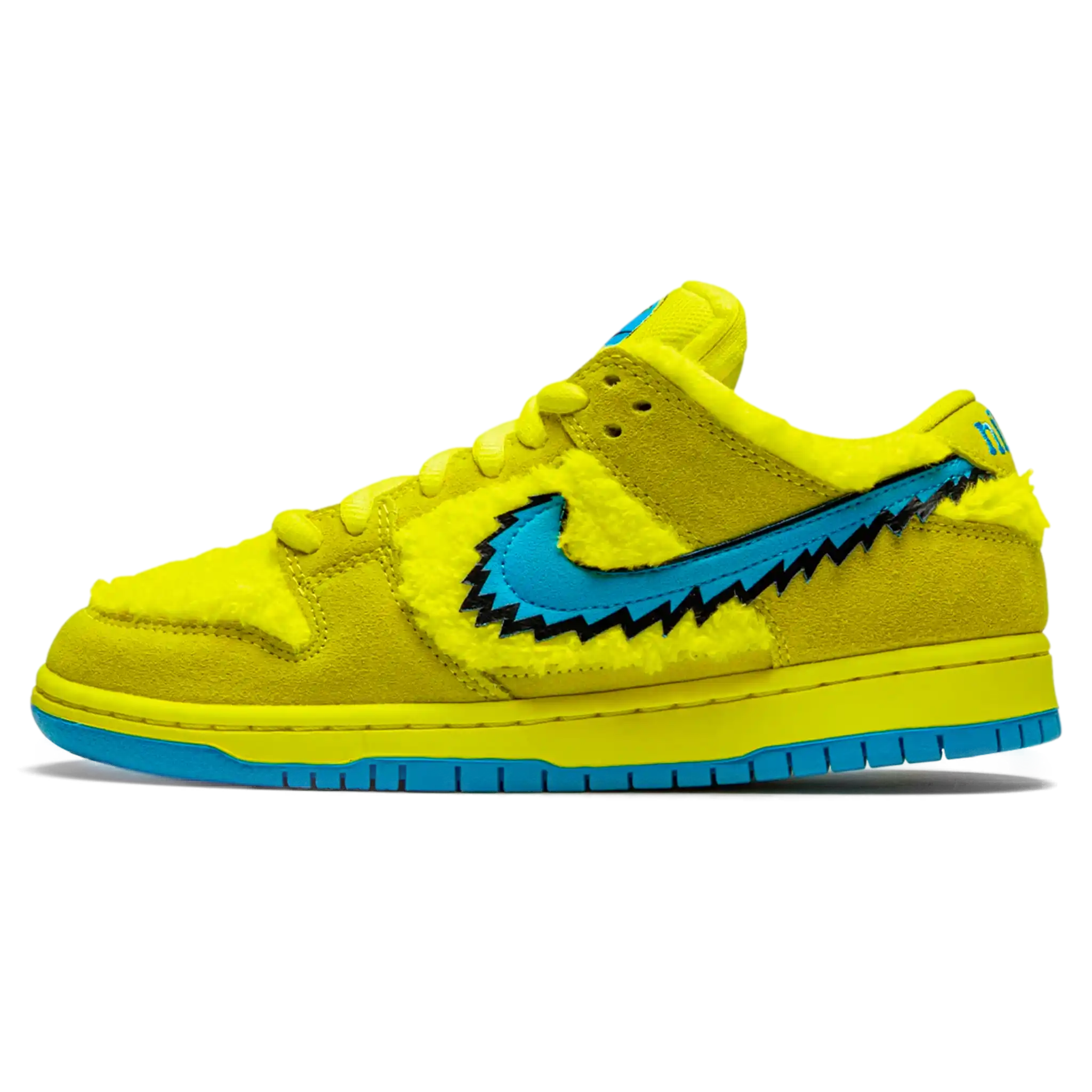 Tênis Nike Dunk Low SB x Grateful Dead "Yellow Bear" Amarelo - CJ5378-700