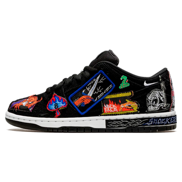 Tênis Nike Dunk Low SB "Neckface" Preto - DQ4488-001