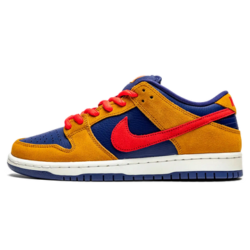 Tênis Nike Dunk Low SB "Papa Bear" Marrom / Azul - BQ6817-700