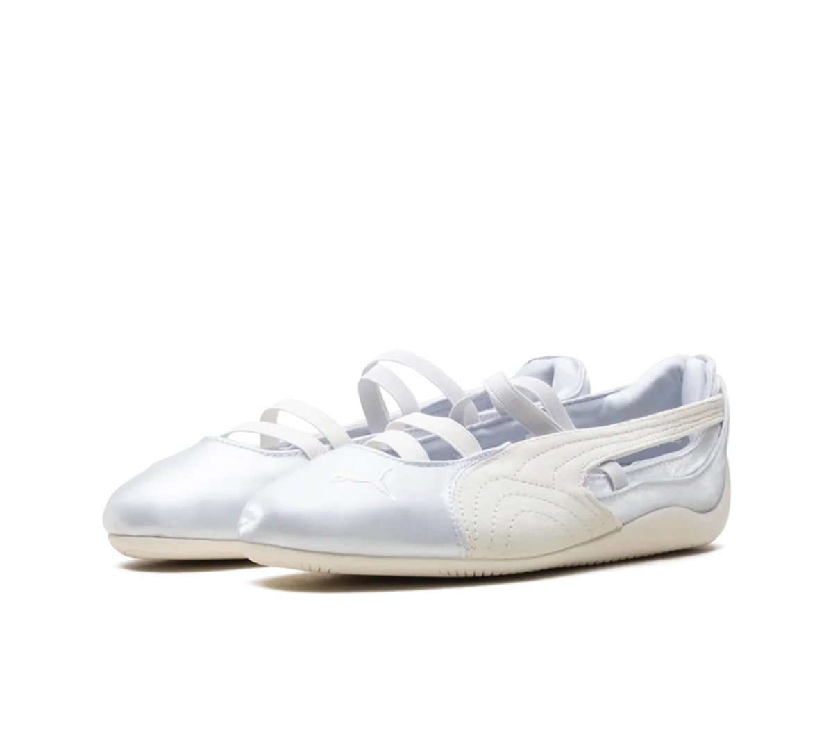Tênis Speedcat Ballet 'Silver Mist Warm White Satin'