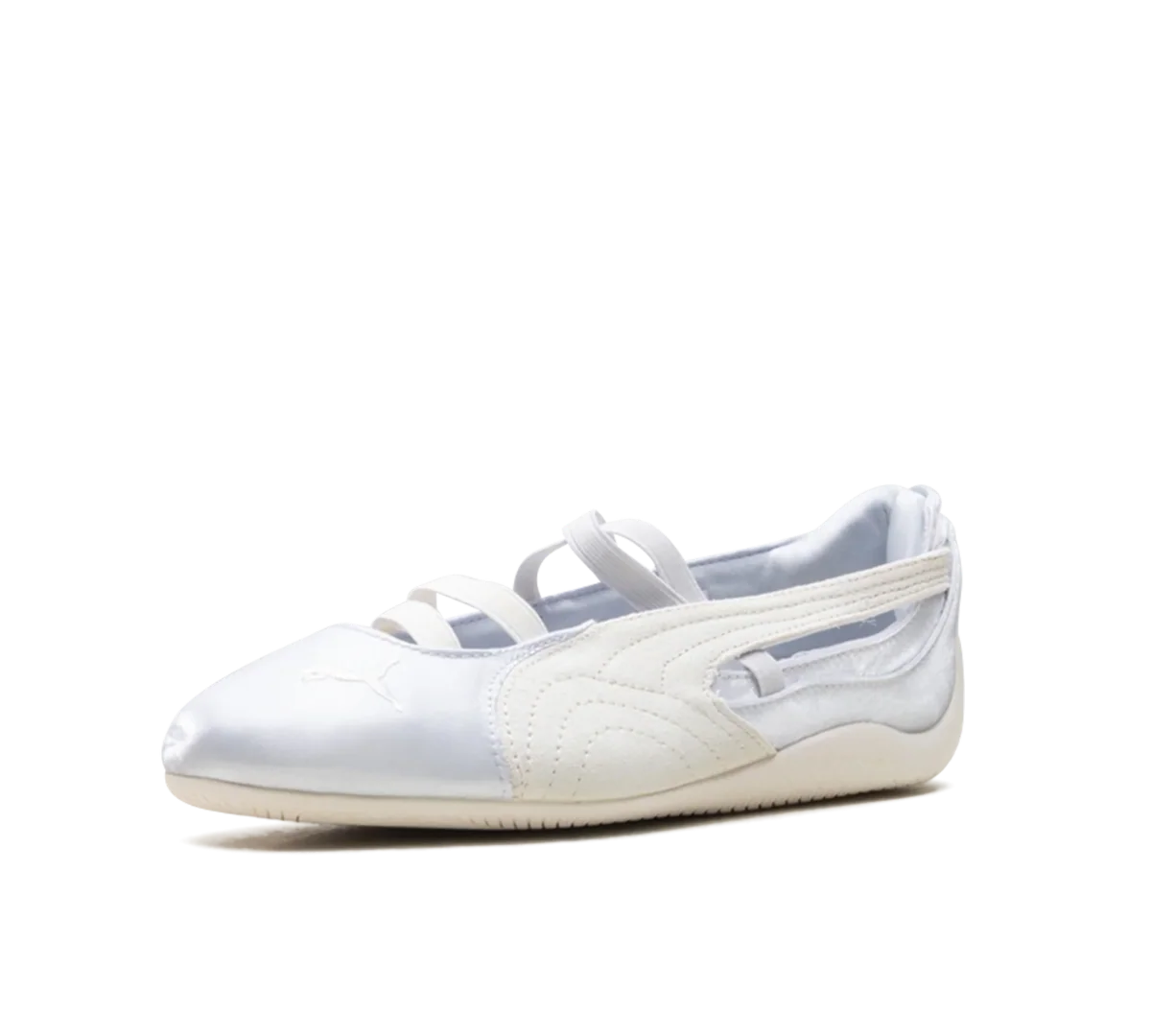 Tênis Speedcat Ballet 'Silver Mist Warm White Satin'