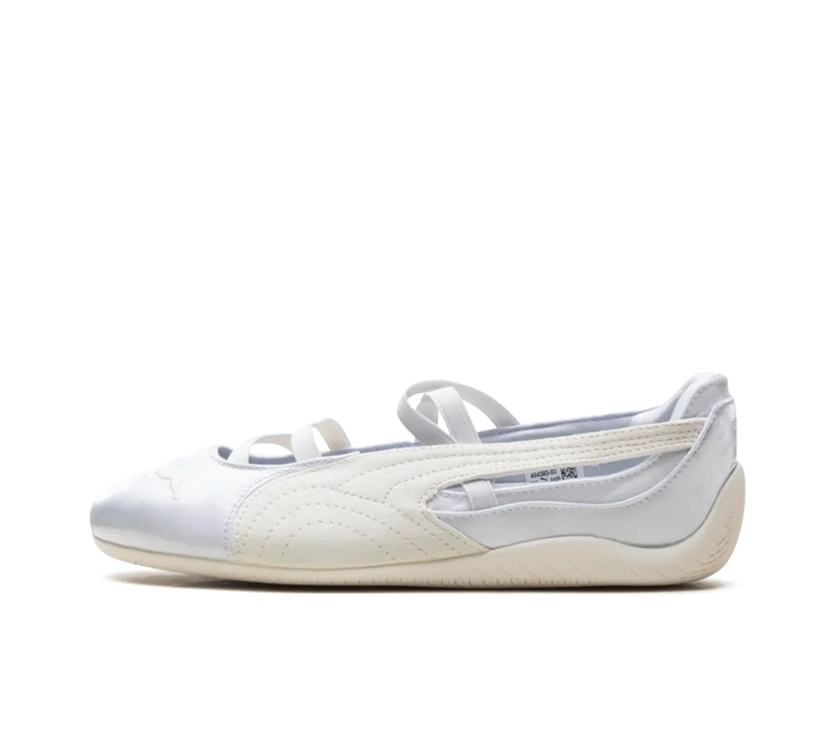 Tênis Speedcat Ballet 'Silver Mist Warm White Satin'