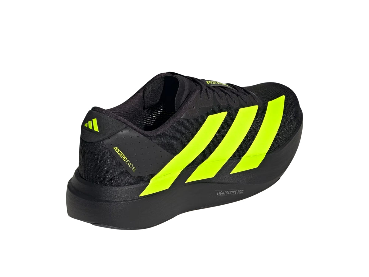 Tênis Adidas Adizero Evo SL 'Black Lucid Lemon' - JR3420