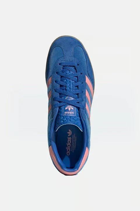Adidas Gazelle Indoor Blue Semi Pink Velvet Azul