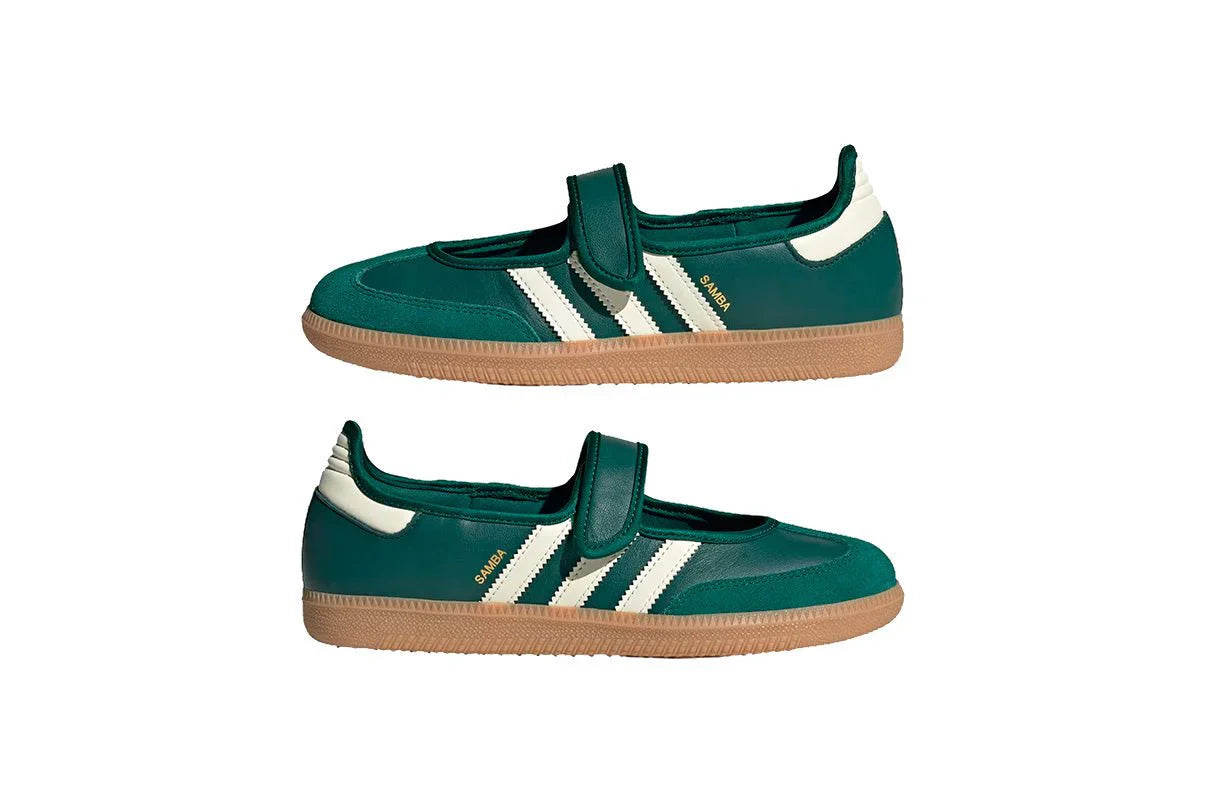 Adidas Samba Jane Green White Gum Verde