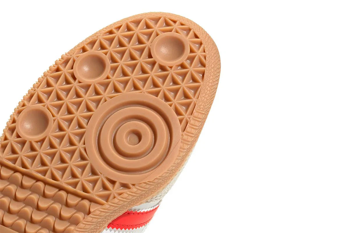 Adidas Samba Jane White Red Gum Branco