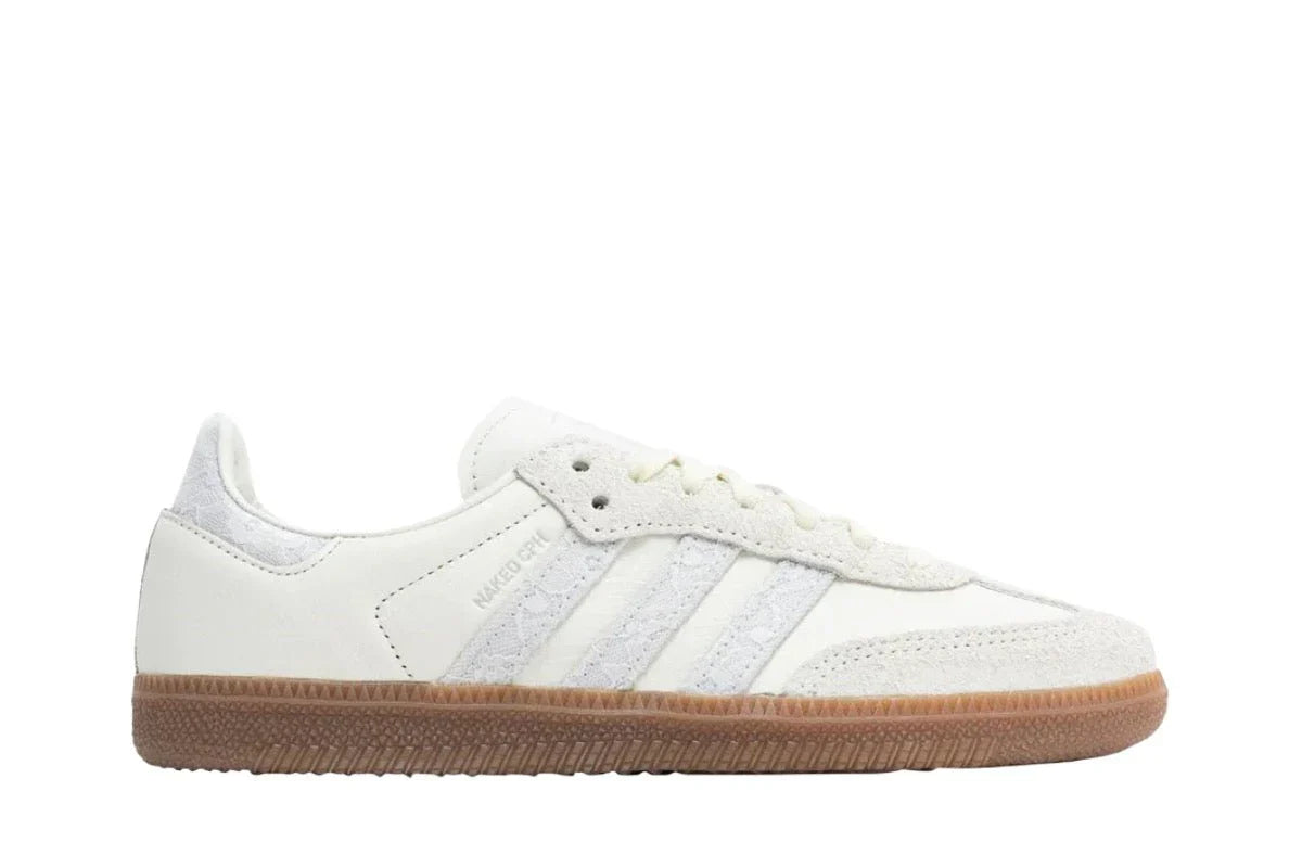 Adidas Samba Og x Naked Consortium Off White Crystal White Branco