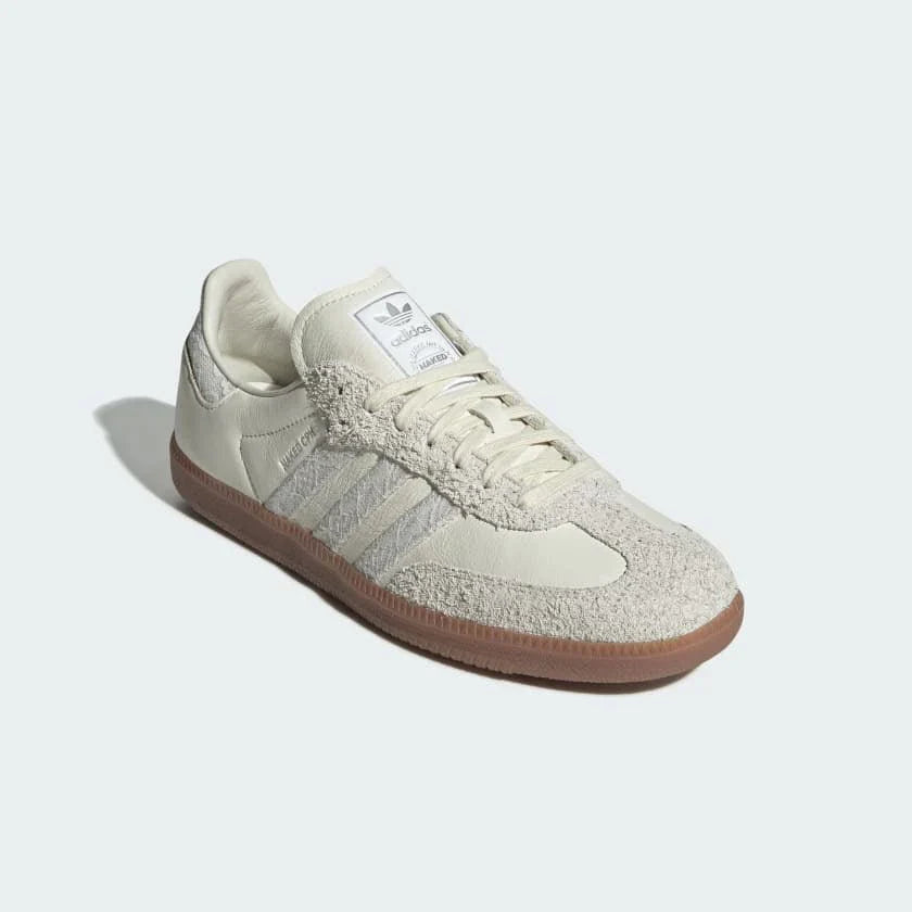 Adidas Samba Og x Naked Consortium Off White Crystal White Branco