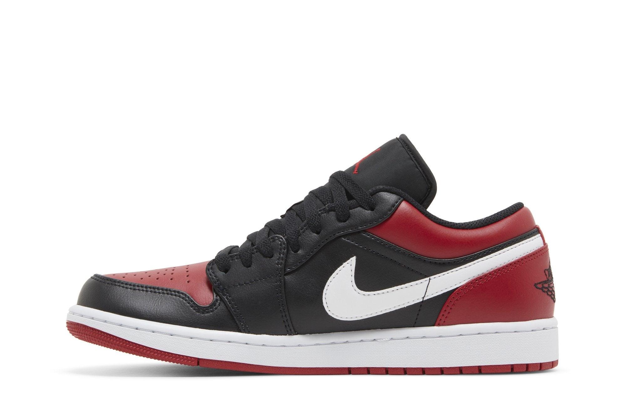 Air Jordan 1 Low Alternate Bred Toe Vermelho