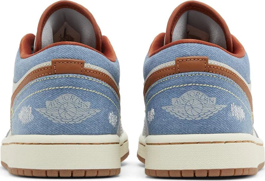 Air Jordan 1 Low Phantom Denim Cinza