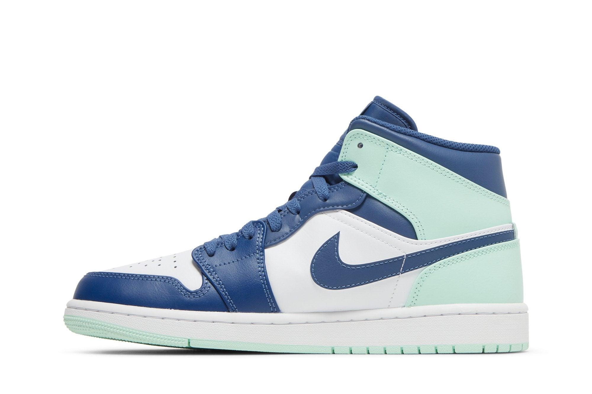 Air Jordan 1 Mid Aqua Blue Tint Verde
