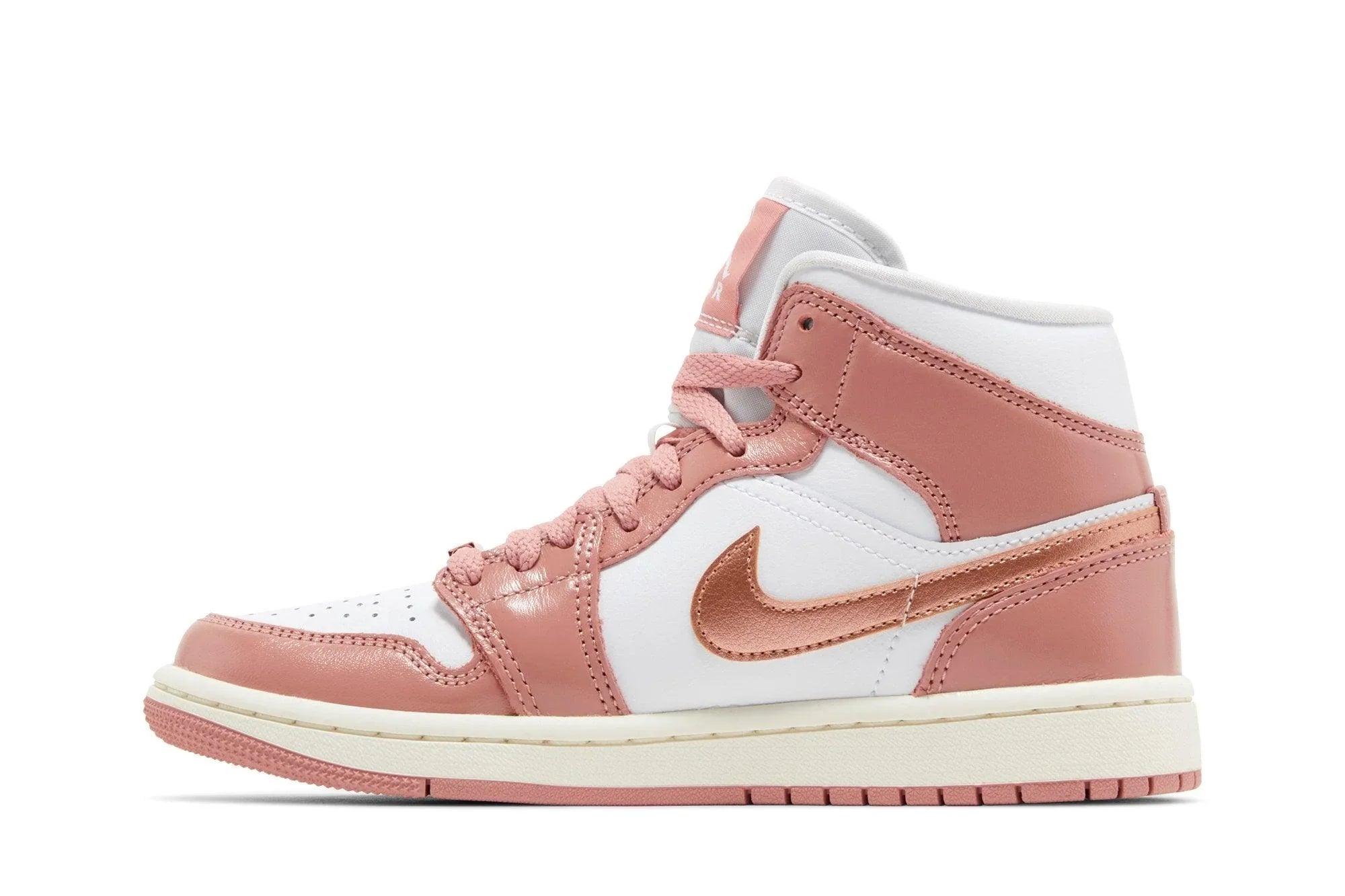 Air Jordan 1 Mid SE Red Stardust White Rosa