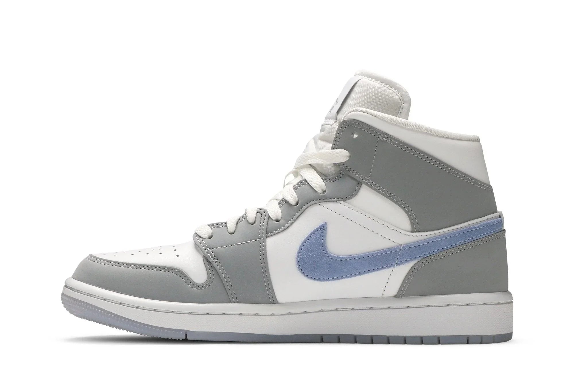 Air Jordan 1 Mid Wolf Grey Cinza