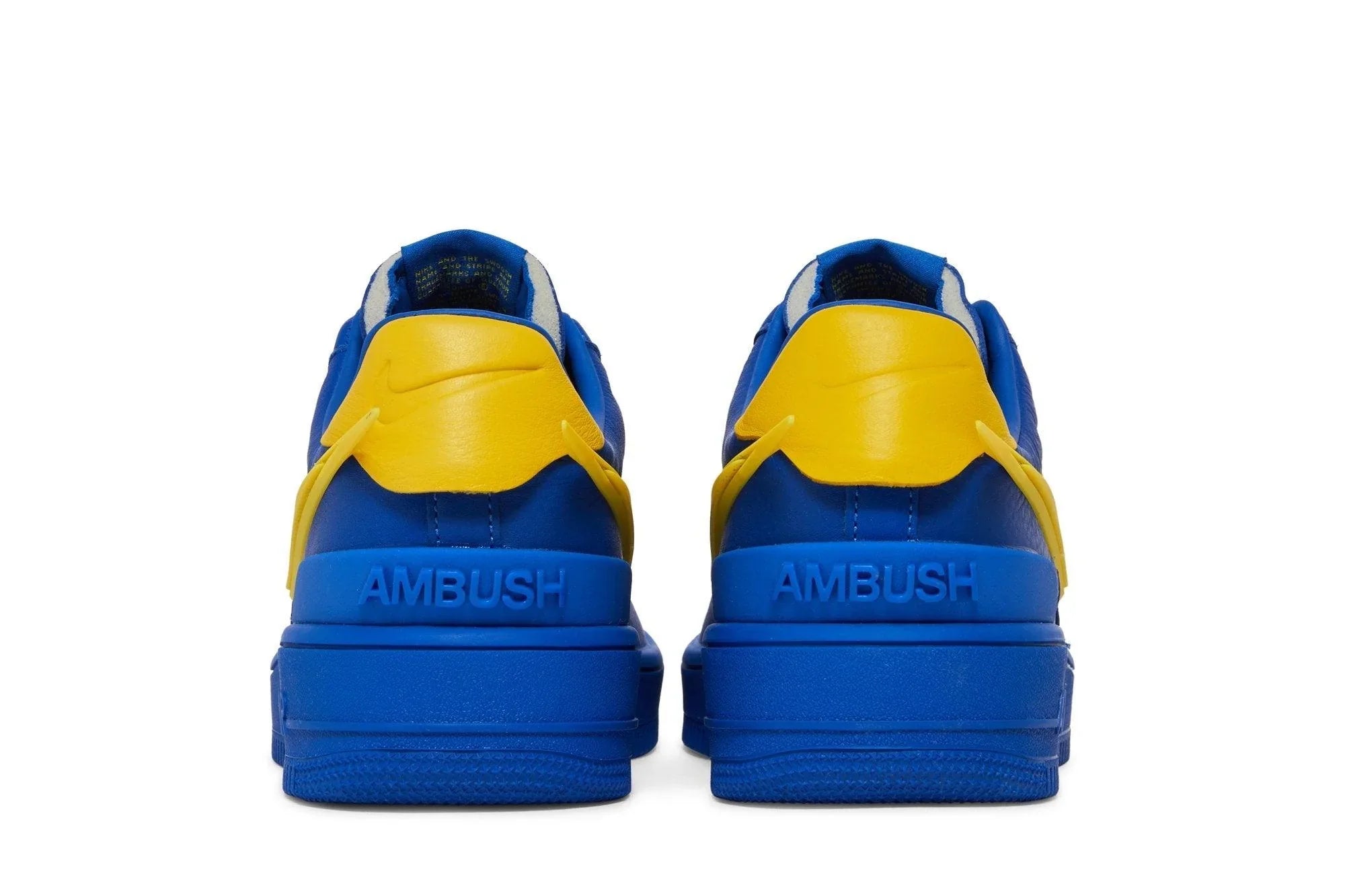 Ambush x Nike Air Force 1 Low Game Royal and Vivid Sulphur Azul