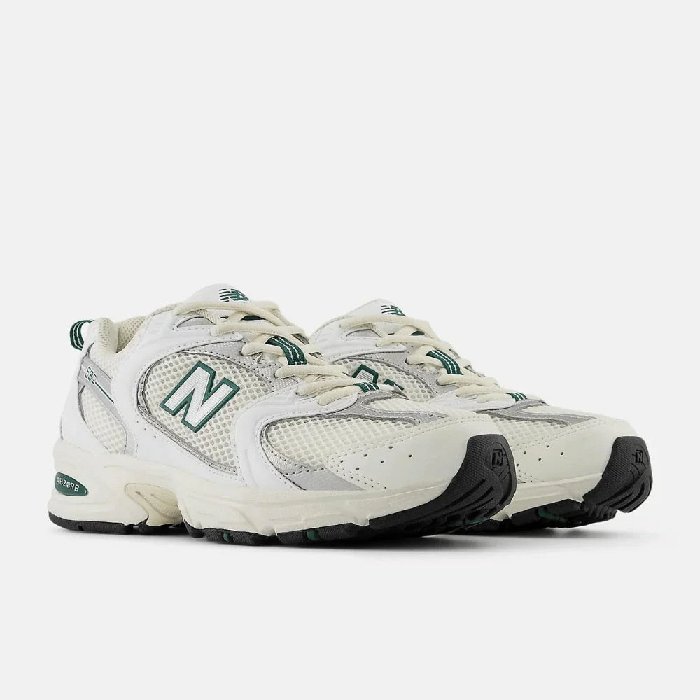New Balance 530 Sea Salt White Marsh Green Branco