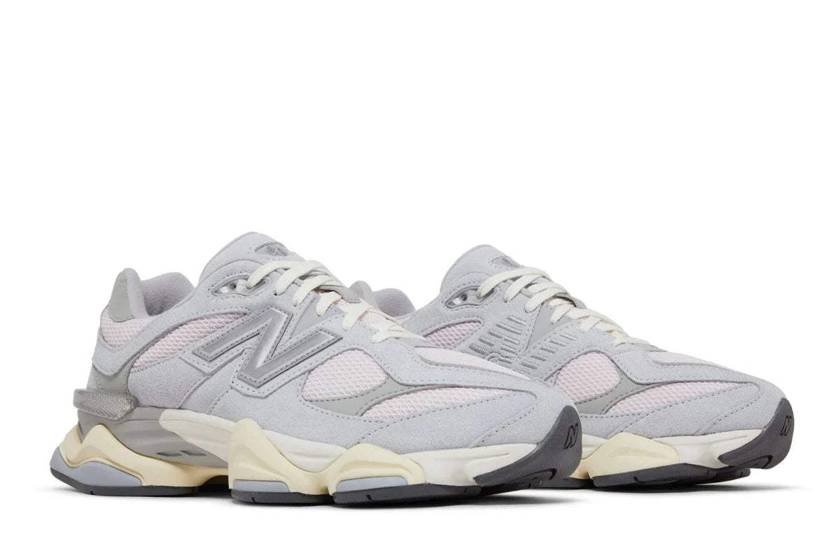 New Balance 9060 Pink Granite Silver Metallic Silver Cinza
