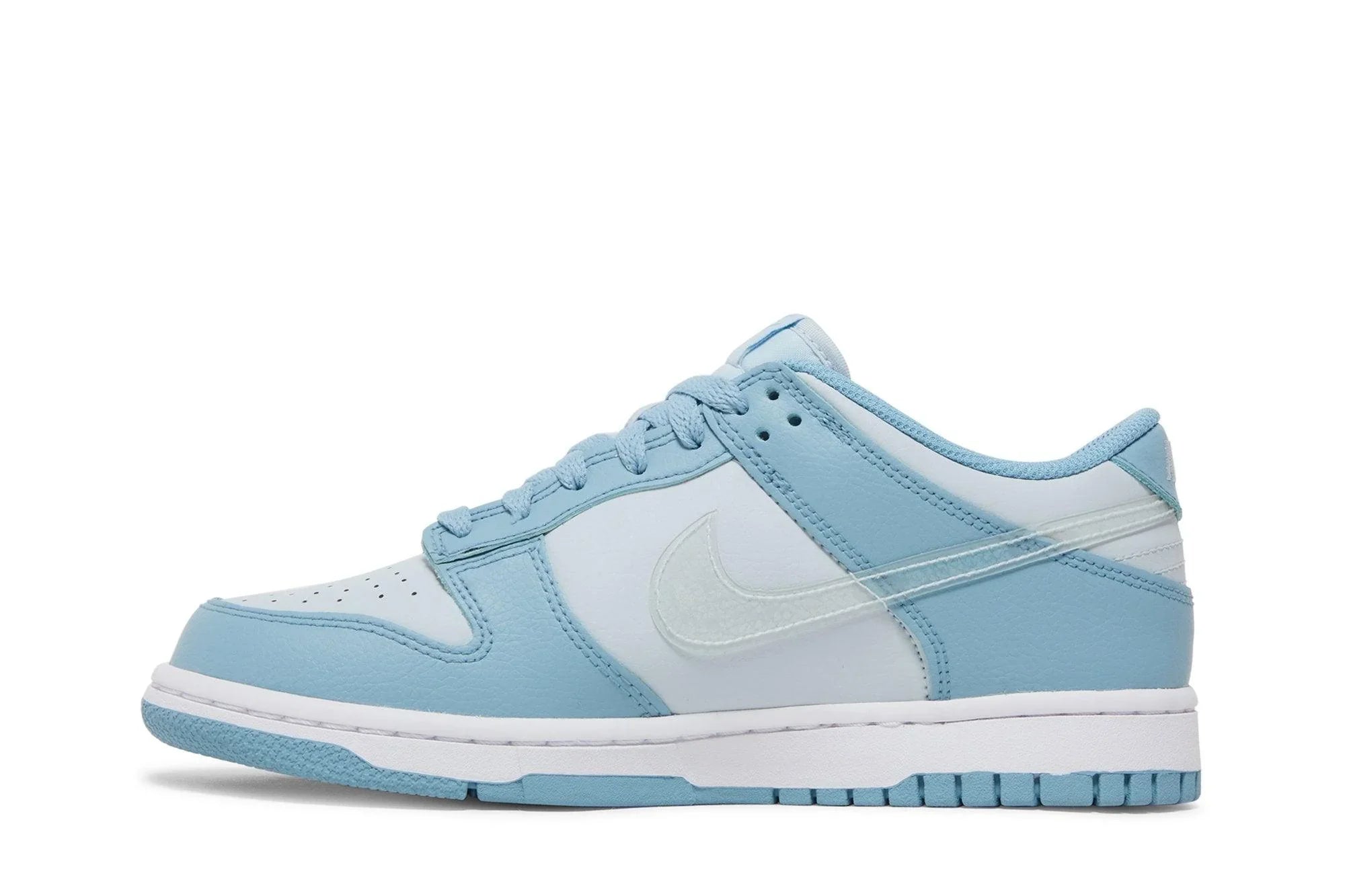 Nike Dunk Low Blue Clear Swoosh Azul