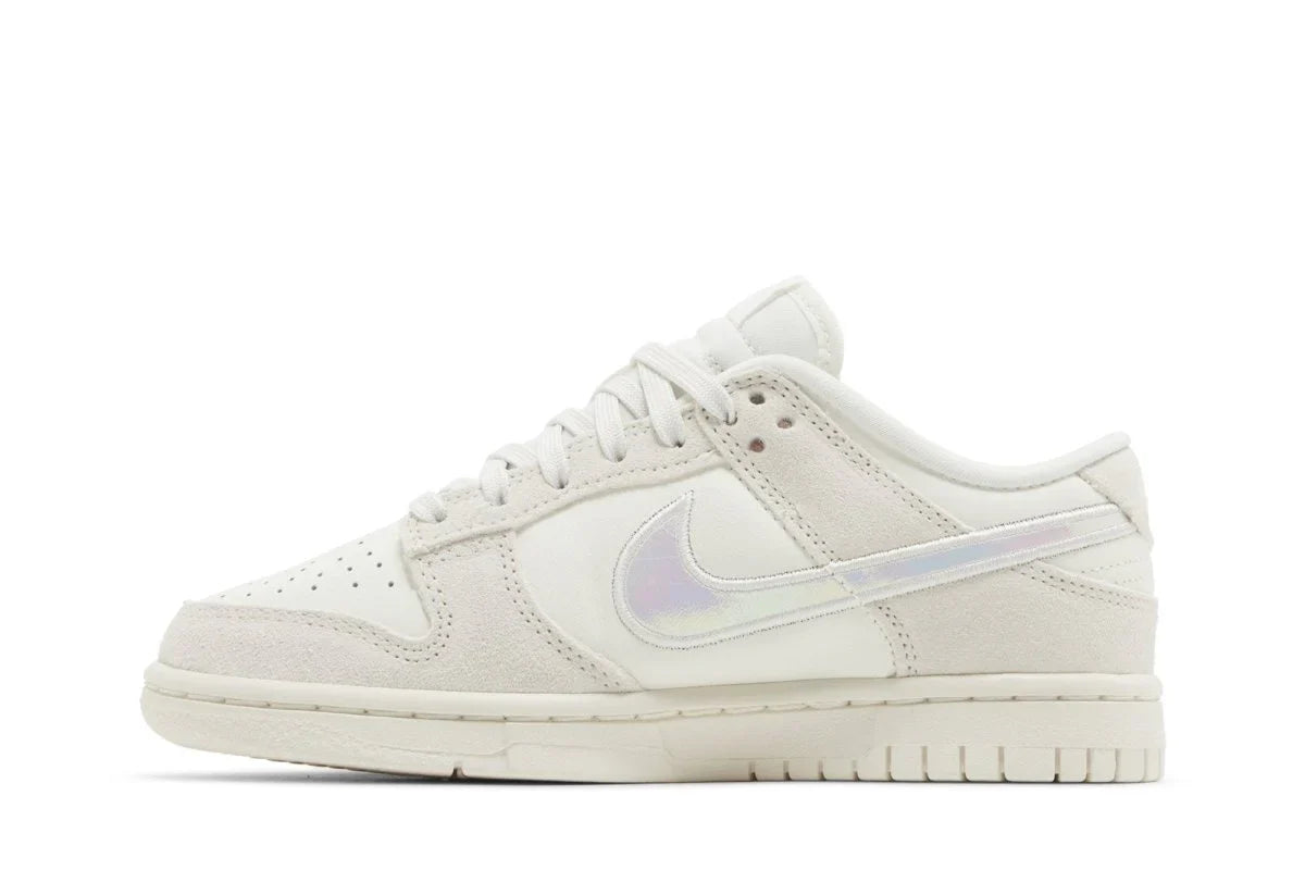 Nike Dunk Low Iridescent Swoosh Bege