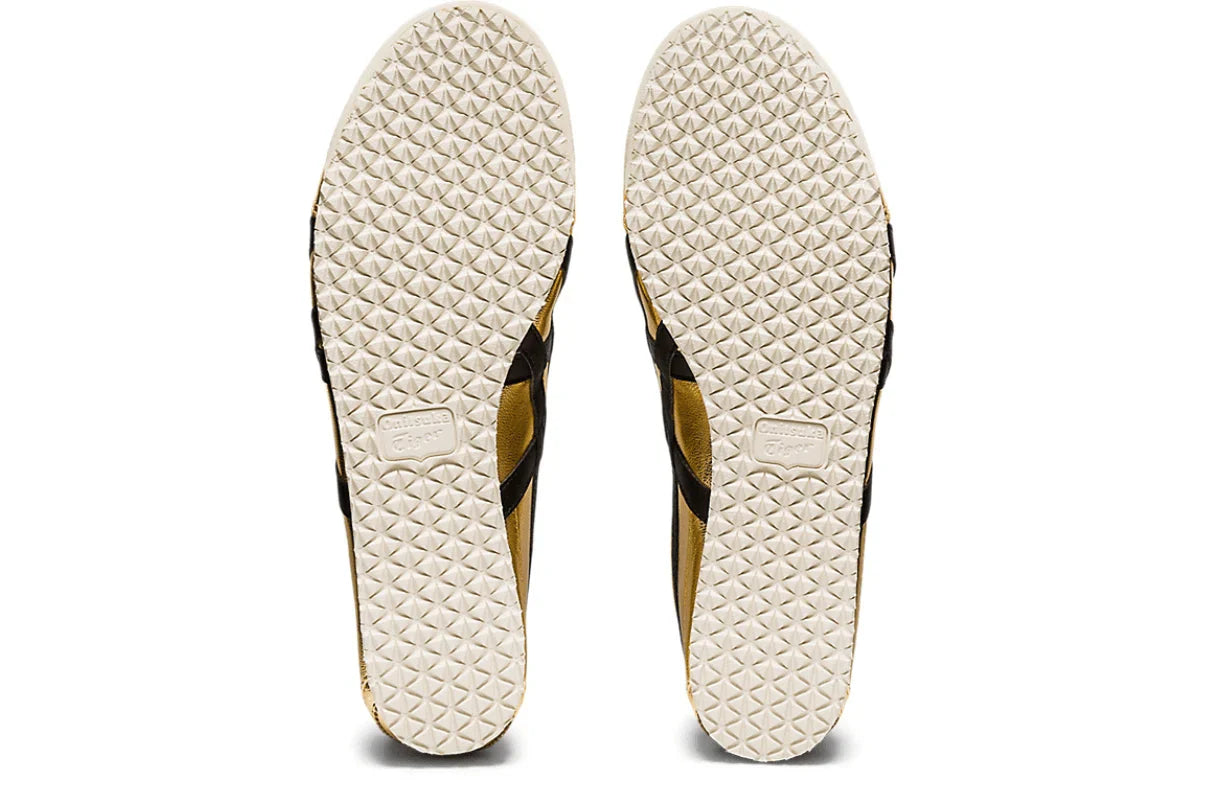Onitsuka Tiger Mexico 66 Pure Gold Black Dourado