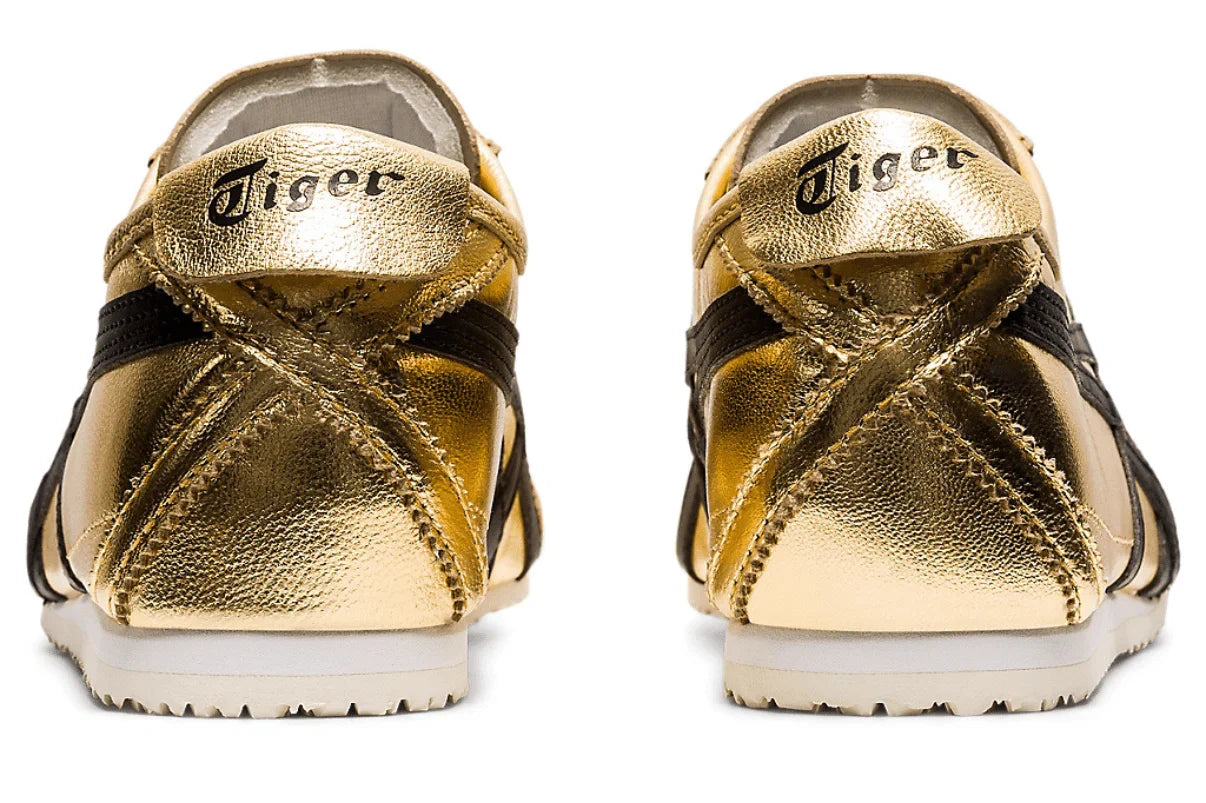 Onitsuka Tiger Mexico 66 Pure Gold Black Dourado