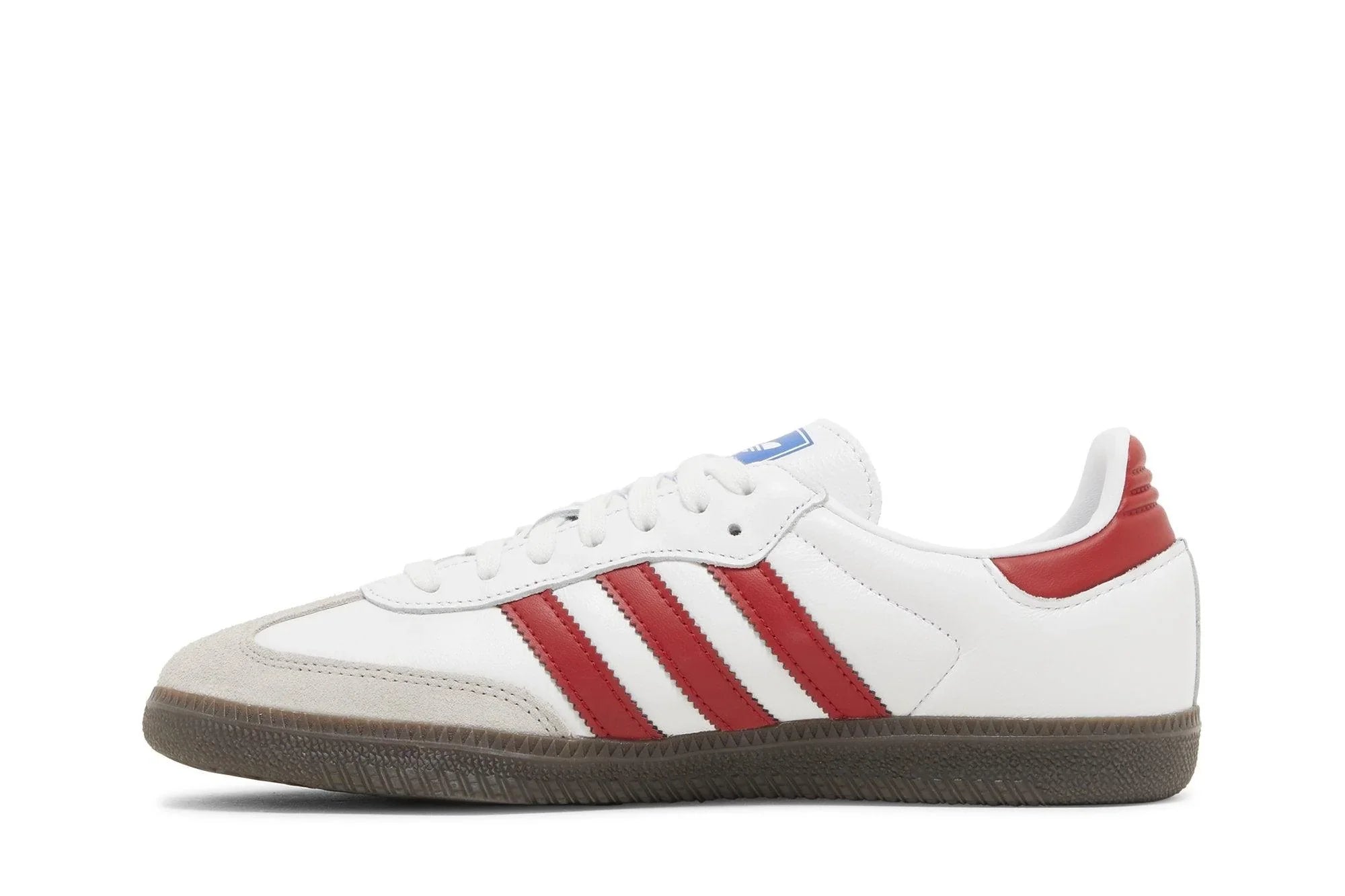 Adidas Samba OG White Scarlet Branco
