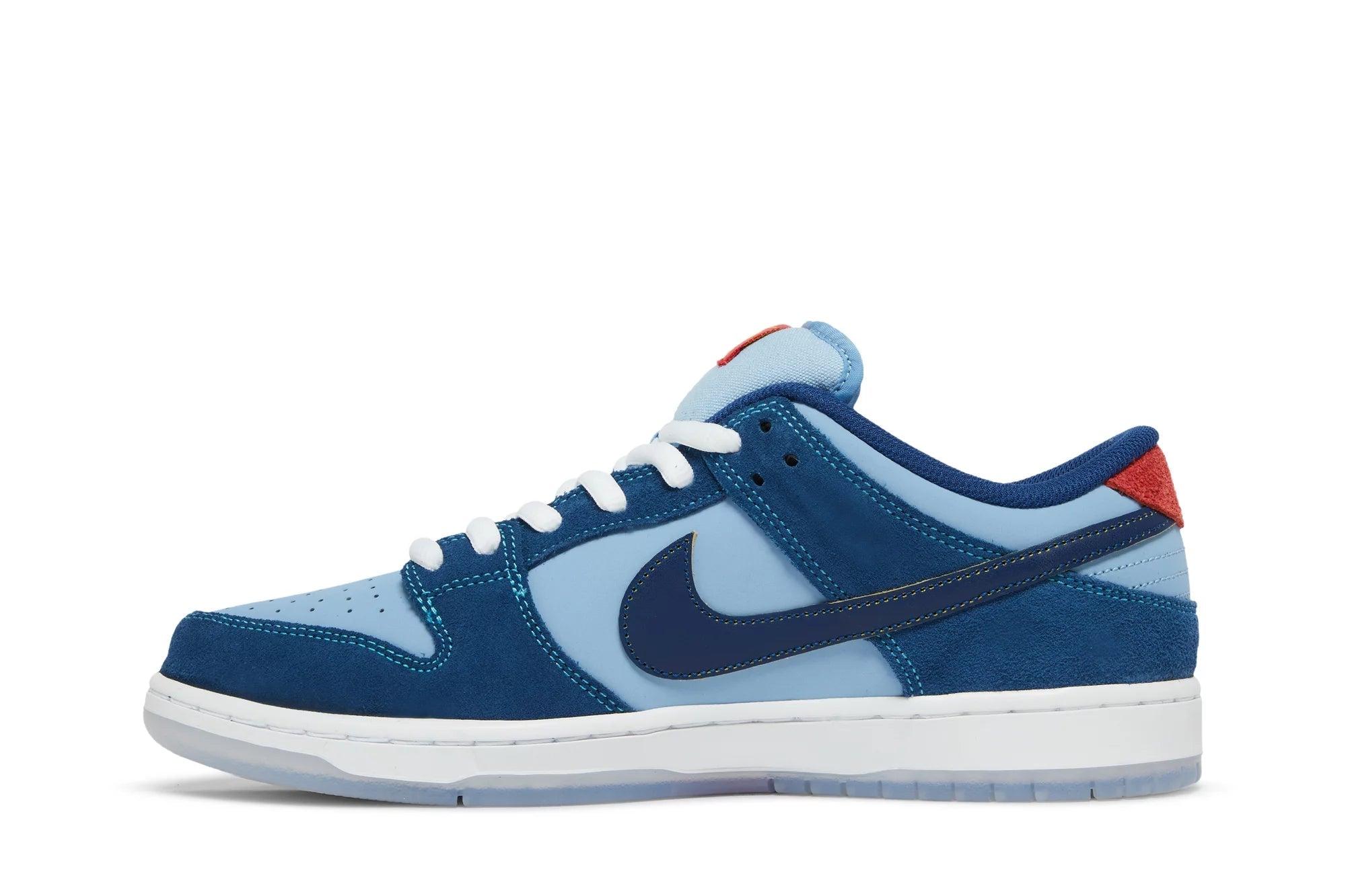 Why So Sad? x Nike SB Dunk Low The Predatory Bird Azul